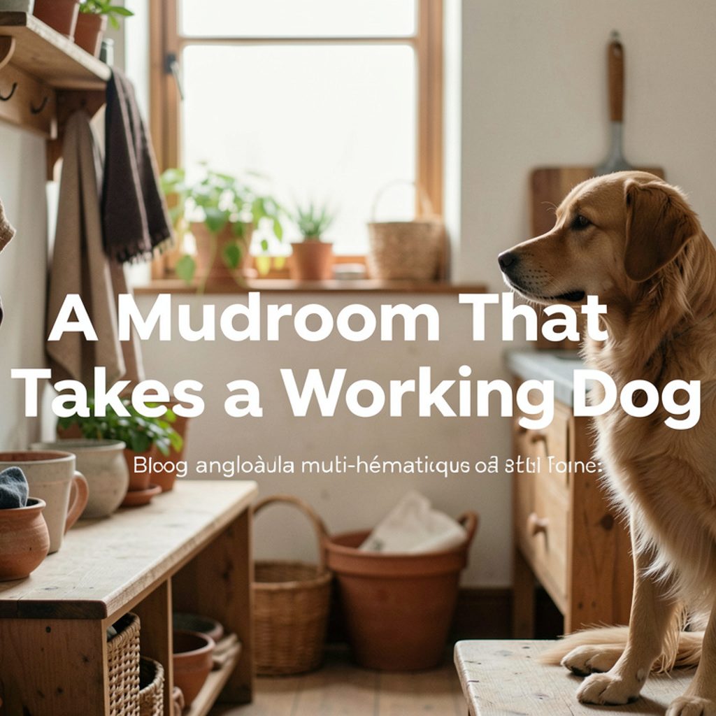 A Mudroom That Takes a Working Dog