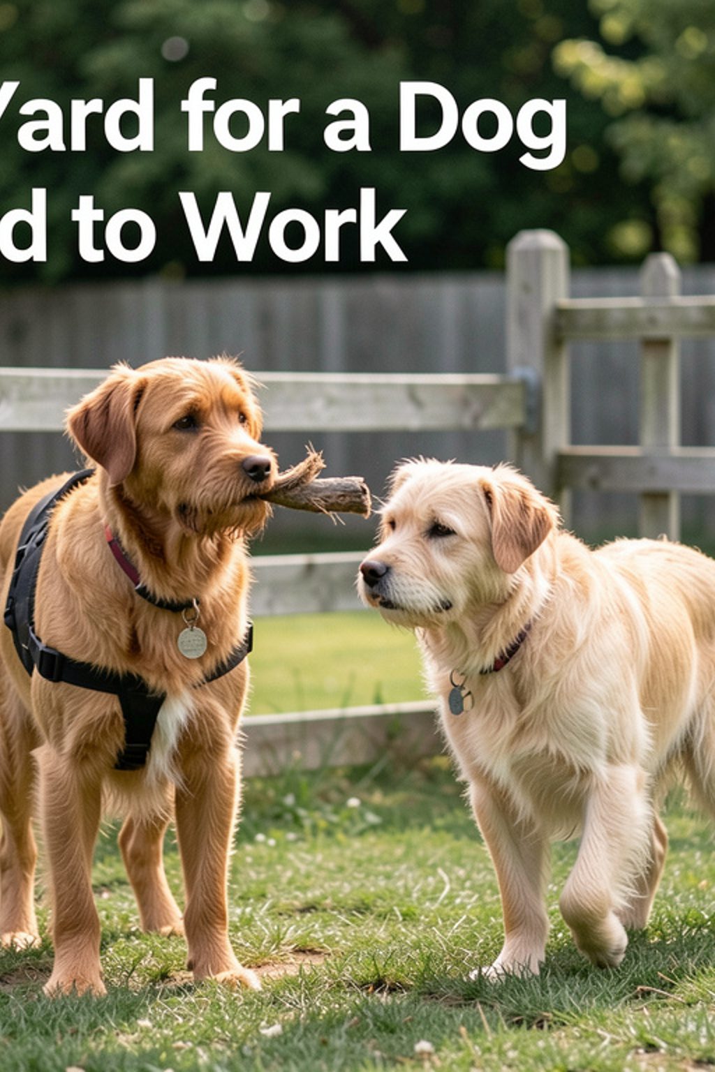 Fencing a Yard for a Dog That Was Bred to Work