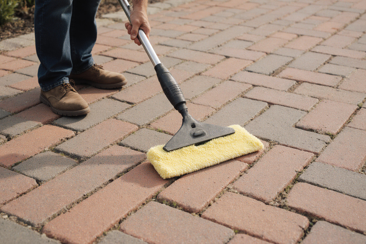 The routine that prevents the work : How to Clean Brick Pavers Without Wrecking the Hardscape