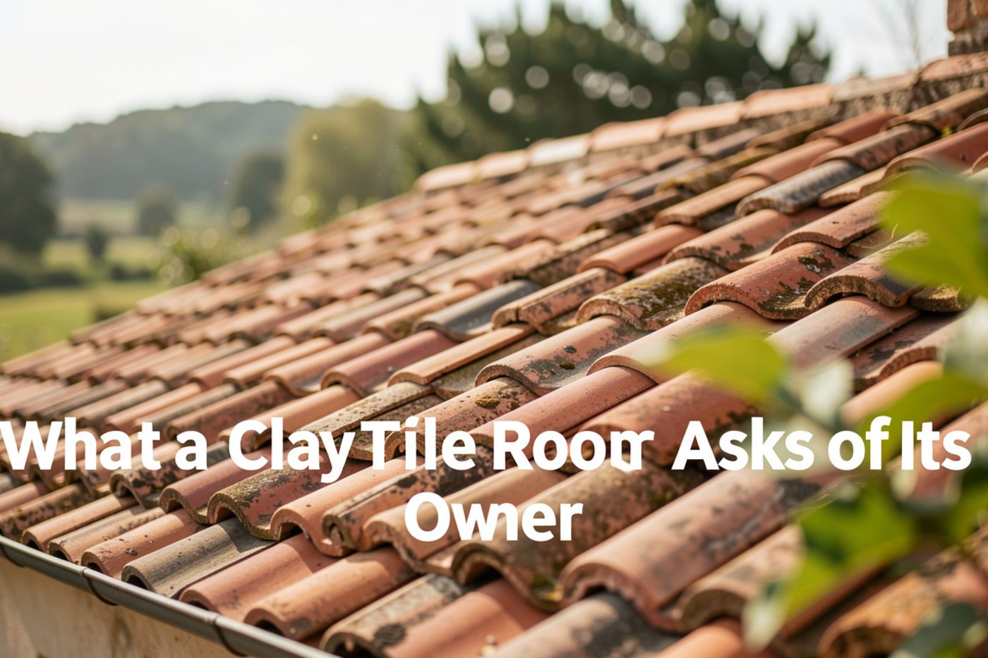 What a Clay Tile Roof Asks of Its Owner